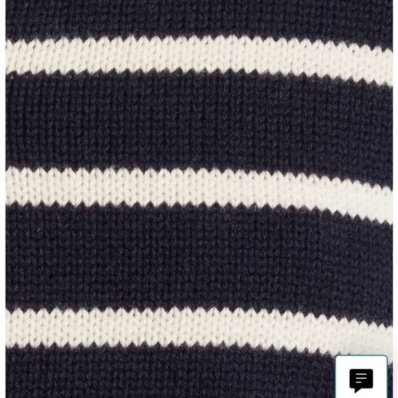 FRAME Denim Wool blend Cardigan small gold buttons striped - Picture 3 of 13